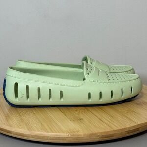 Floafers Posh Drivers Womens 7 Mint Green Water Shoe Lightweight Anti Slip Comfy